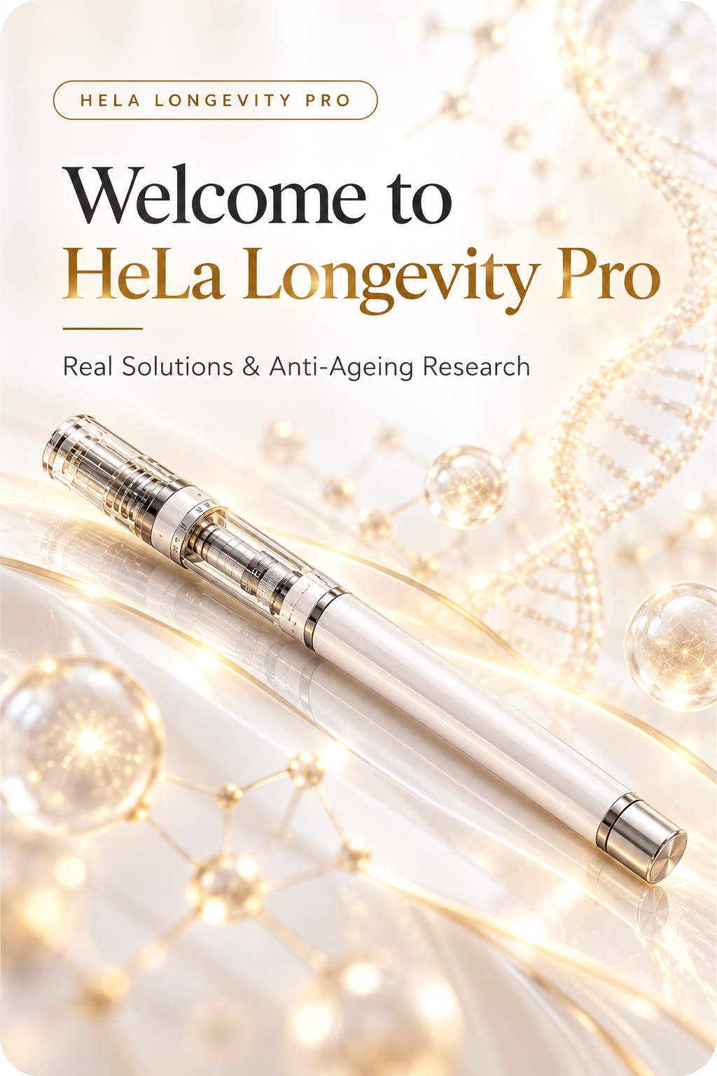 HeLa Longevity PRO account structure and functions